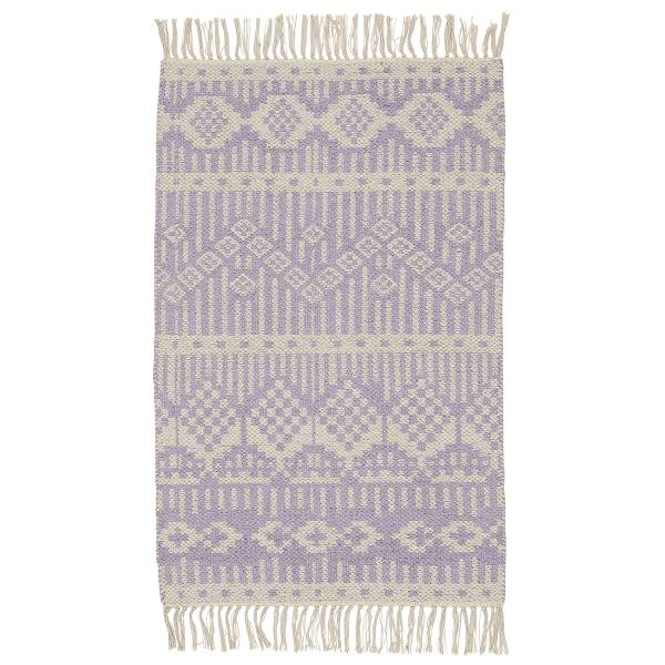 Teppich PANAMA recycelt lavendel/natur 60x90cm