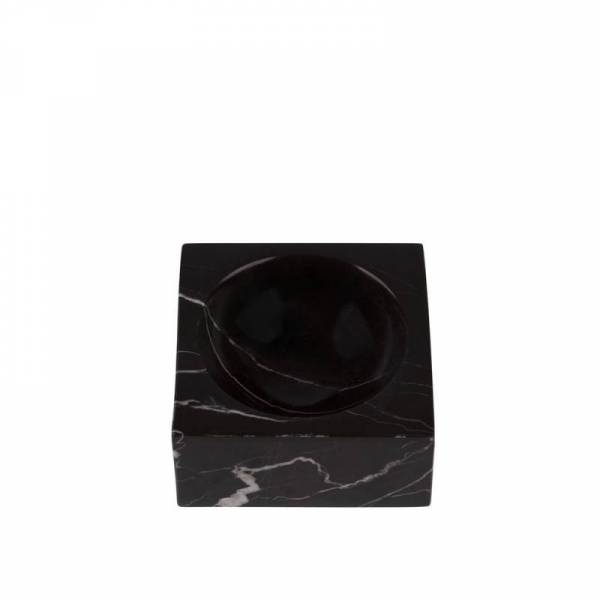 Marmor-Schale Black marble block bowl
