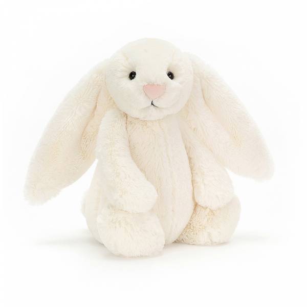 Stofftier Hase Bashful Bunny Medium - H31cm - Cream