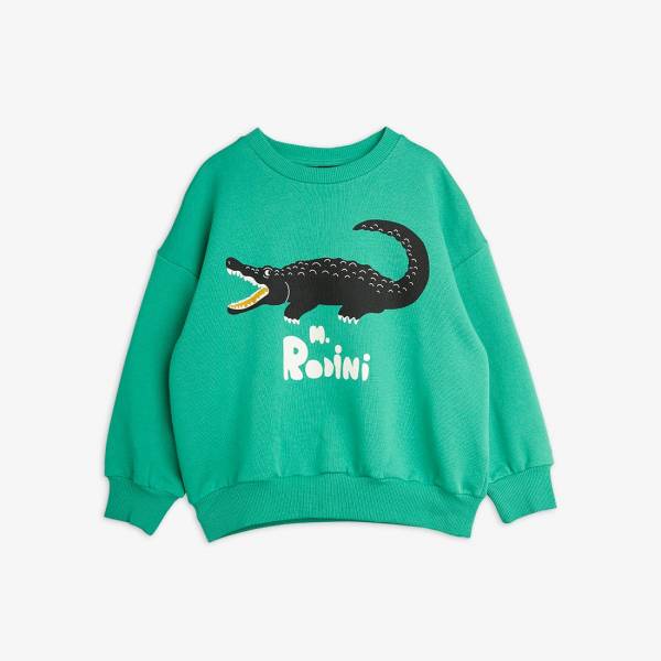 Sweatshirt Crocodile grün