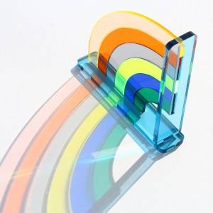 DIY Regenbogen True Colors aus farbigem Acryl-Glas