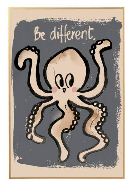 Poster Octopus 50x70