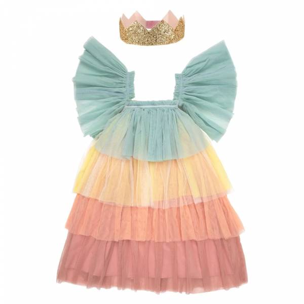 Kostüm Rainbow Ruffle Princess