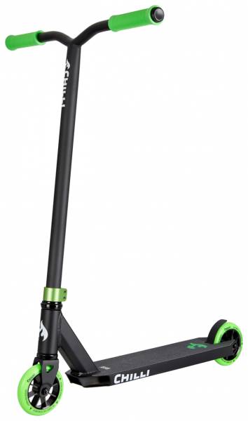 Chilli Base Stunt-Scooter black/green