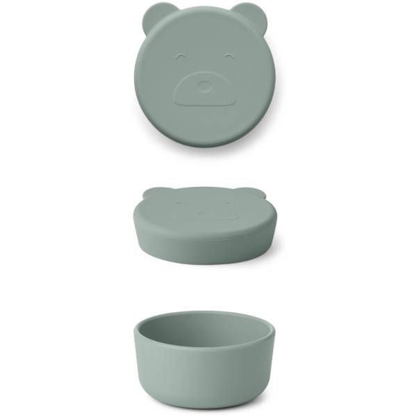 Snack Box small Carrie Mr Bear Dove Blue