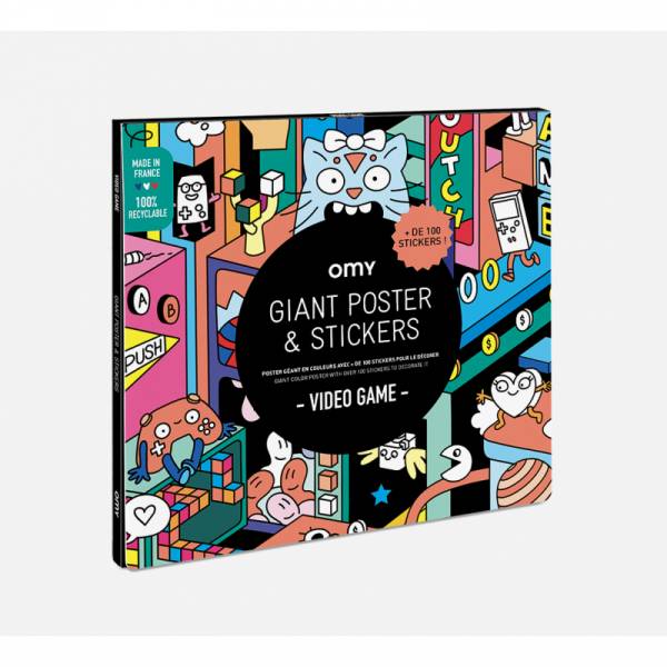 Video Game Giant Poster & Sticker